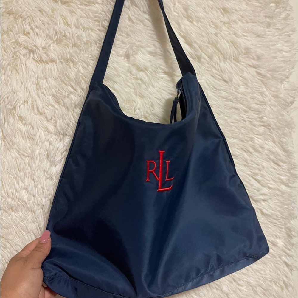 Polo by Ralph Lauren Blue Shoulder Bag with Sleek Design